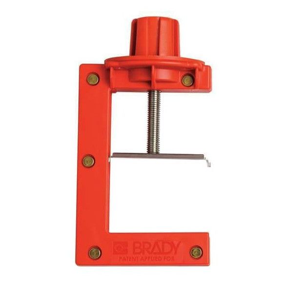 Brady Butterfly Valve Lockout,Fits Sz 2 to 4 121505