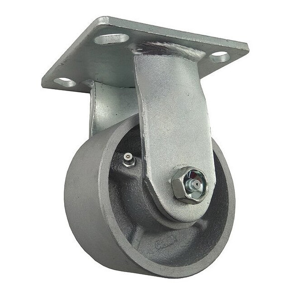 Manufacturer Varies Rigid Plate Caster,Cast Iron,4 in,700 lb 1NWH8