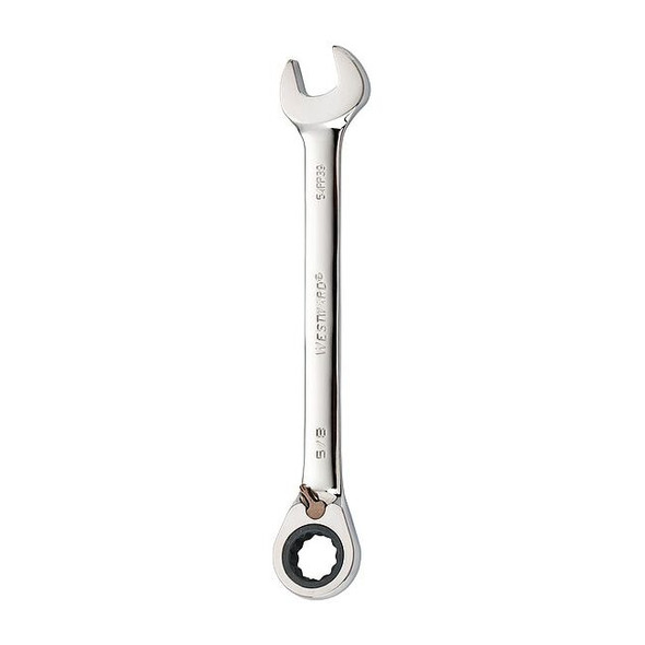 Westward Ratcheting Wrench, Combination, SAE, 5/8" 54PP39