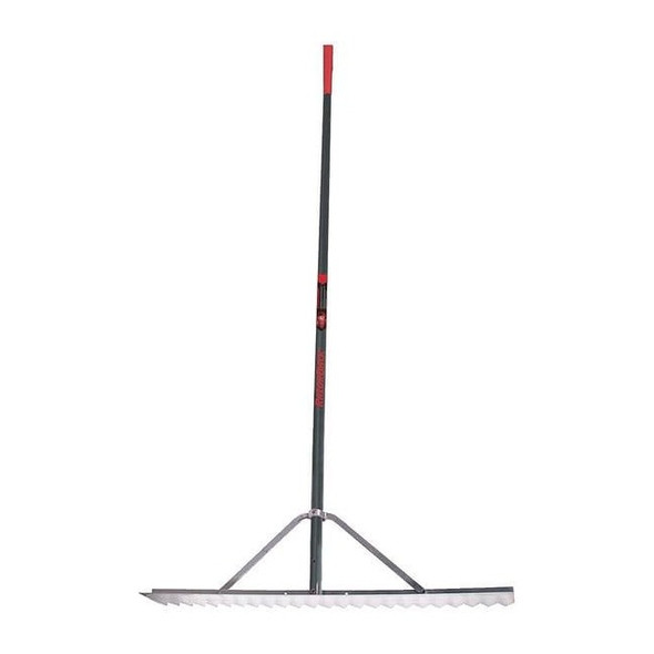 Razor-Back 36 in Asphalt Lute, 24 Tines, 82 in L Aluminum Handle 63133GR