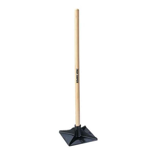 True Temper Dirt Tamper,8x8 In Blade, Handle 42 In 11334GR
