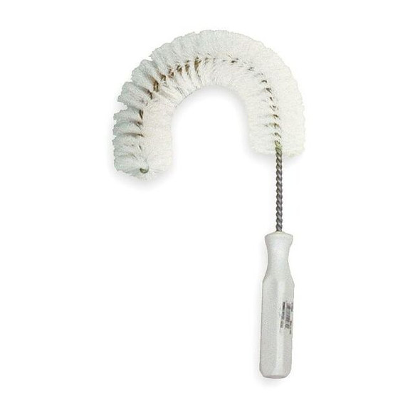 Tough Guy 8" White Drain Tube and Pipe Hook Brush 2KE99