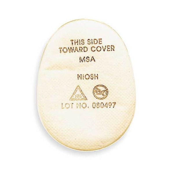 Msa Safety Filter, Advantage N95 Snap-On Prefilter, PK10 815394