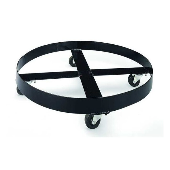 Eagle Mfg Drum Dolly, 95 gal, 27.5 in L, Black 1698