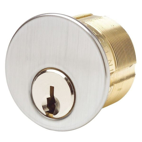 Lockset Cylinder, Satin Chrome, Keyway Type Schlage(R) C, 5 Pins