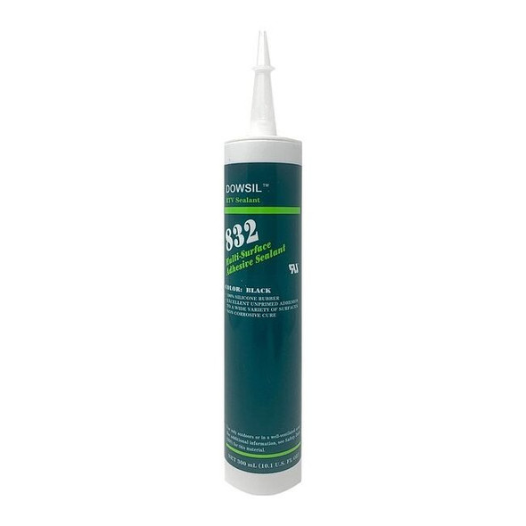 Silicone Sealant, 10 oz, Cartridge, Off-White, Silicone Base, 832