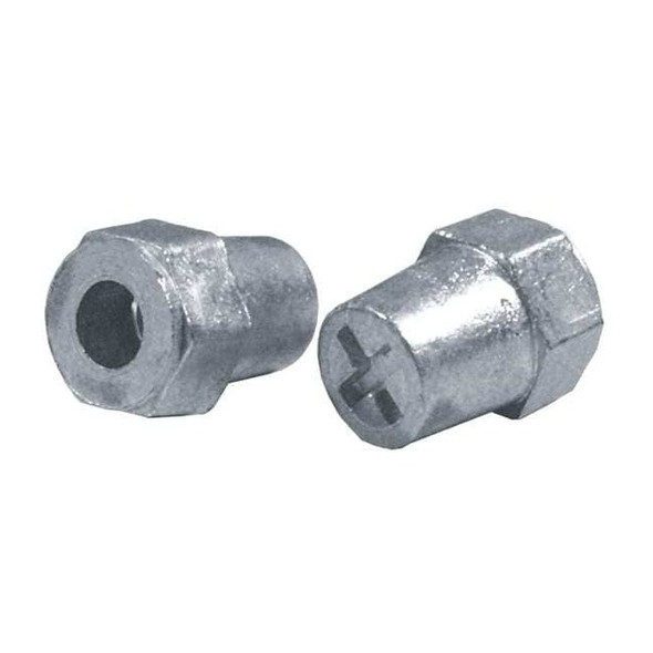 Quickcable Stud Post Conversion Kit,Silver,PK4 5514-525-004