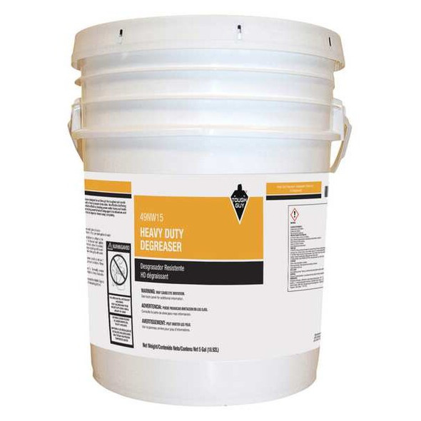 Tough Guy Cleaner/Degreaser, 5 Gal Pail, Liquid, Orange 49NW15