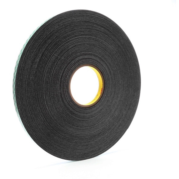 3m Double-Sided Foam Tape, 1 in W, 5 yd L, 1/32 in, Polyurethane Foam, Double-Sided 4052