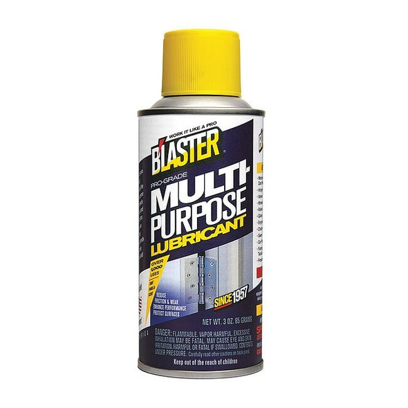 Multipurpose Lubricant, 3 oz, Aerosol Can, Petroleum Distillates, Colorless