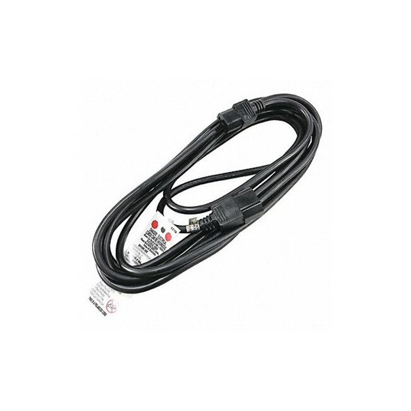 Manufacturer Varies Power Cord, IEC C14, SJT, 15 ft., Blk, 10A, 18/3 5XFT3ID