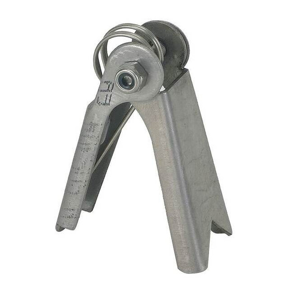 Dayton Two-Way Safety Spring Latch,304 SS,Silvr 2YPK2