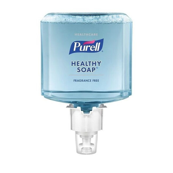 Hand Soap, Series ES6, 1,200 mL, Foam, Fragrance Free, Requires Dispenser, 2 PK