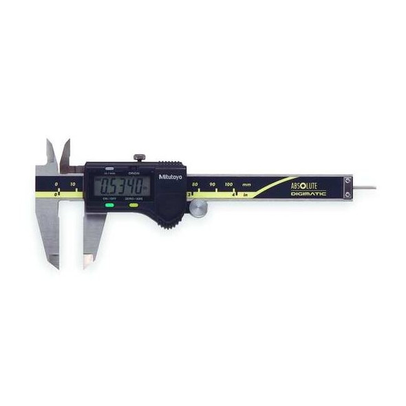 Mitutoyo Absolute Digital Caliper,0 to 4 In 500-195-30CAL