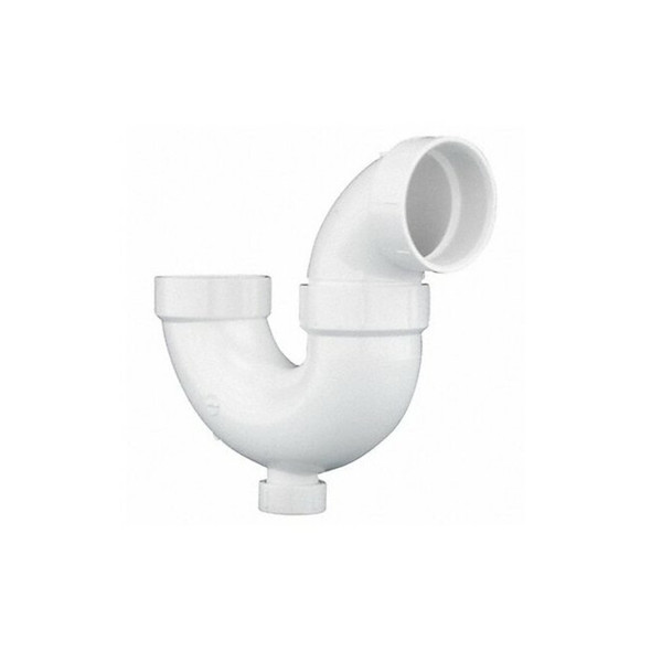 Manufacturer Varies P-Trap with Cleanout,1 1/2 in,Socket,PVC 05223