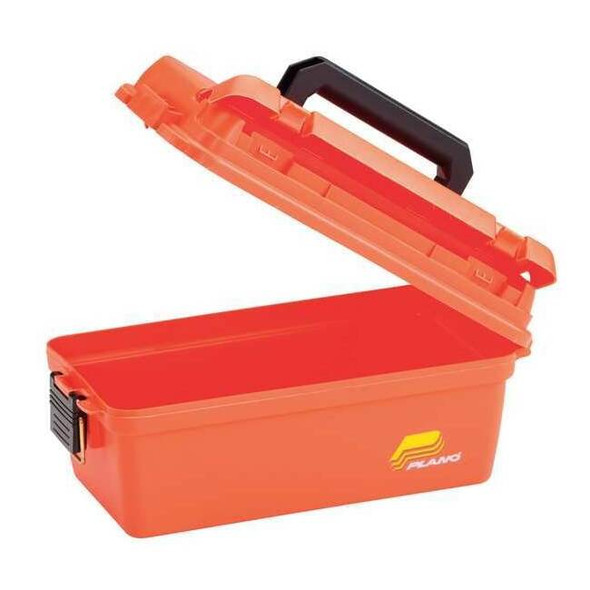 Plano Tool Box, Plastic, Orange, 15 in W x 8 in D x 6 in H 1412-50