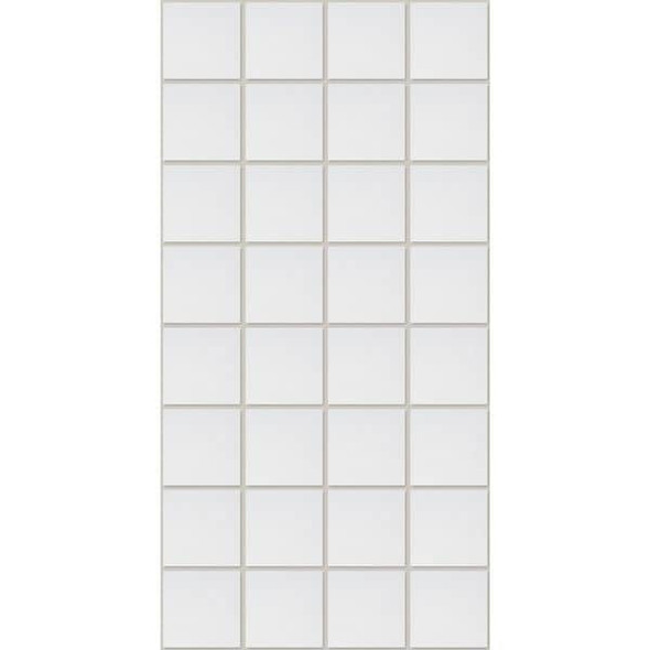 Armstrong Dune Ceiling Tile, 24 in W x 24 in L, Beveled Tegular, 9/16 in Grid Size, 16 PK 1775A