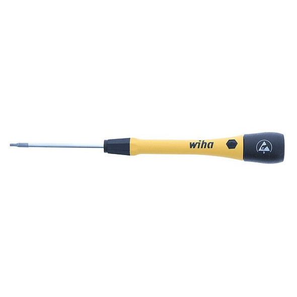 Wiha ESDPrecScrDrv,Hex,1.5mm,Black,Round 27553