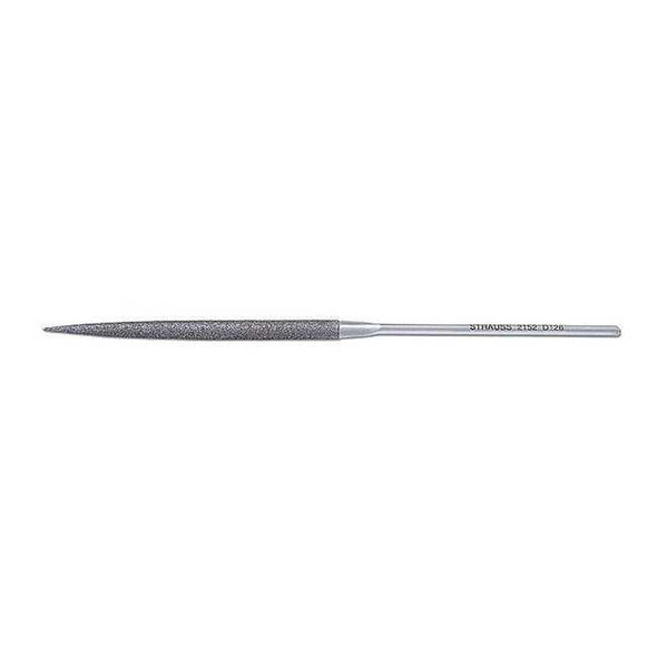 Strauss Needle File,Swiss,Half Round,5-1/2 In. L NF2152D91