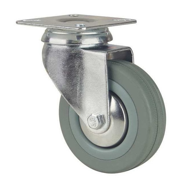 Manufacturer Varies Plate Caster,Swivel,Rubr,2 in.,110 lb.,D TSED 050 RN0D