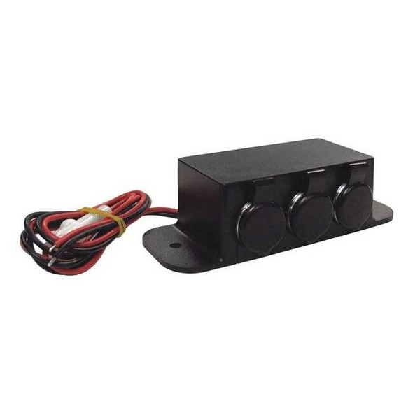 Hamsar MultiSocket,3 Outlet,Hardwired 3VTE6