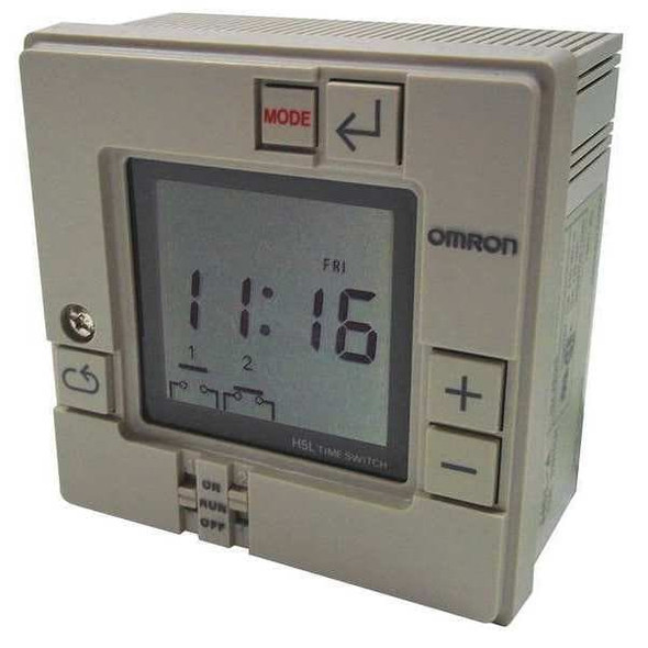 Omron Electronic Timer, Plastic, 7 day H5L-A