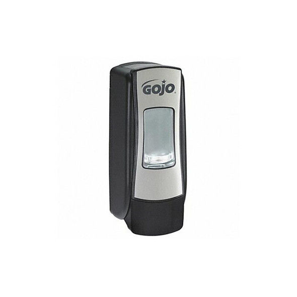 Gojo ADX-7 700mL Foam Soap Dispenser, Push-Style, Chrome/Black 8788-06
