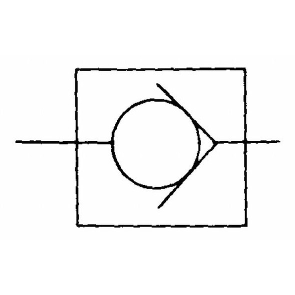 Parker Colorflow 3/8" FNPT Steel Check Valve C600S
