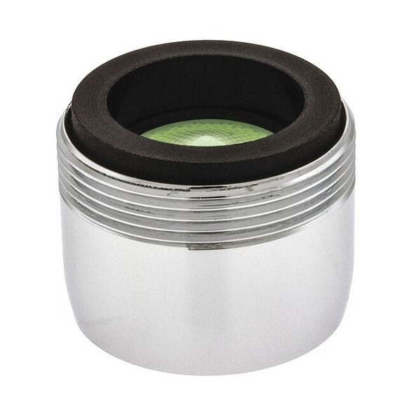 0.5 gpm Outlet, 15/16 in - 27, 55/64 in - 27 Thread Size, Chrome, Brass, 6 PK