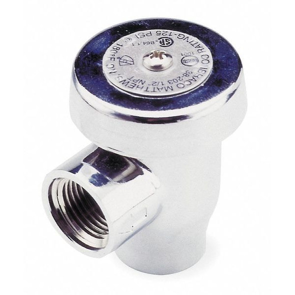 Apollo Valves Vacuum Breaker,1/4 In.,FNPT,125 psi 3820106