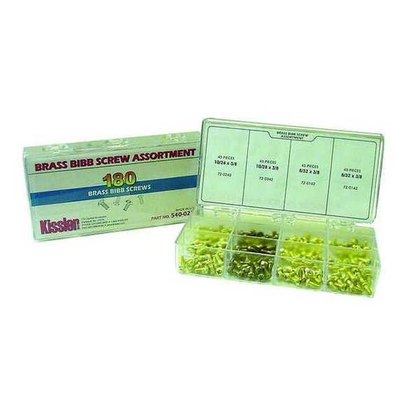 Kissler Bibb Screw Kit, Brass 540-0222