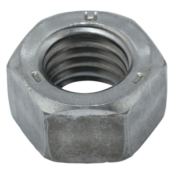 Hex Nut, 5-8"-11, Steel, Grade 5, Plain, 35-64 in Ht, 25 PK  N01100.062.0001