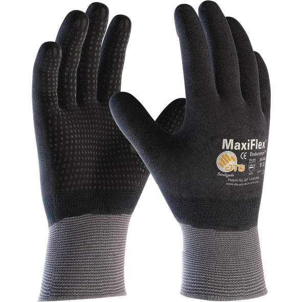 MaxiFlex Endurance Men's Large Seamless Knit Nylon Glove 34-846T/L