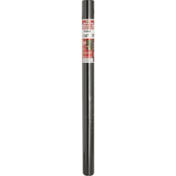 Phifer 30 In. x 84 In. Charcoal Fiberglass Screen Cloth Ready Rolls 3003953 276839