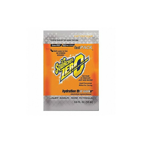 Sqwincher Sports Drink Mix,Orange,PK50 159015500 Sqwincher Sports Drink Mix,Orange,PK50 159015500