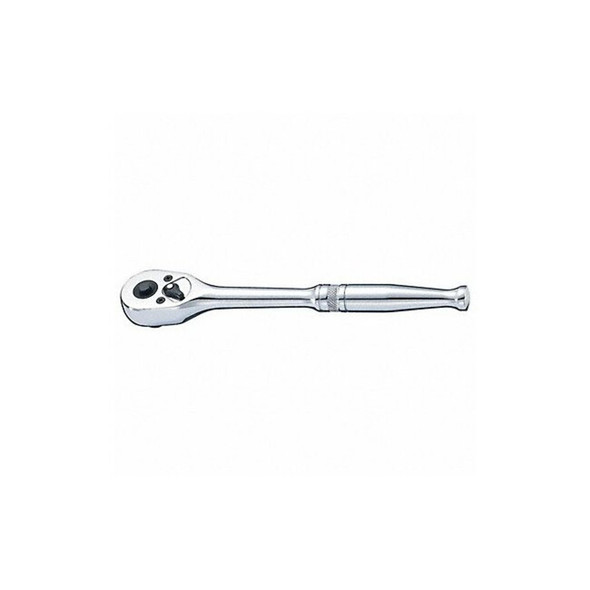 Westward Hand Ratchet, 7 3/4 in, Chrome, 3/8 in 33M359