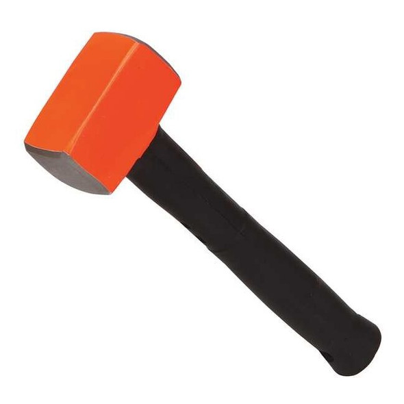 Westward Sledge Hammer,4 lb.,16 In,Rubber/Steel 24Z028