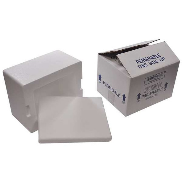 Polar Tech Industries Insulated Shipping Bio Foam & Carton, 1-5 Day,PK2 229C