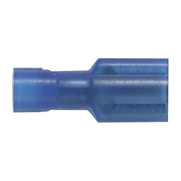 Panduit Female Disconnect, Blue, 16-14AWG, PK20 DNF14-250FIB-E