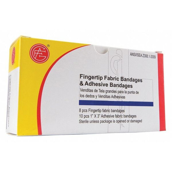 Manufacturer Varies Fingertip Bandages,3" L x 1" W,PK18 9999-0107