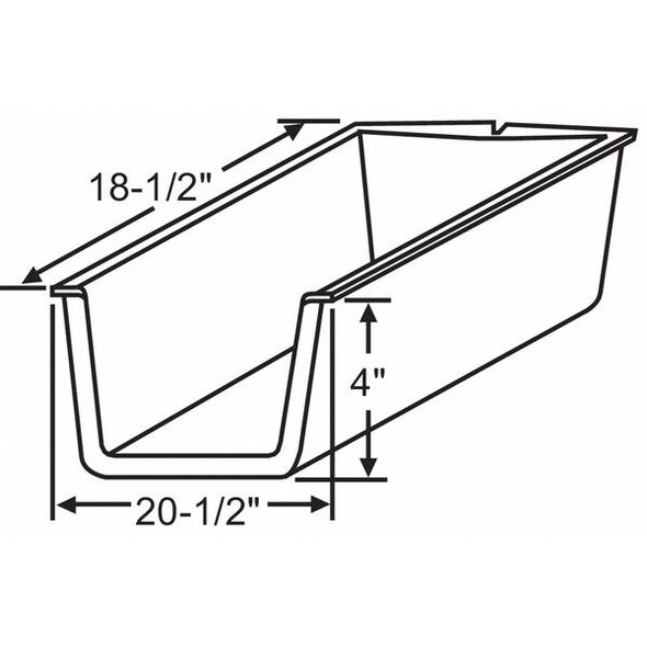 Manufacturer Varies Drawer Insert,20-1/2" W x 18-1/2" D 45-90