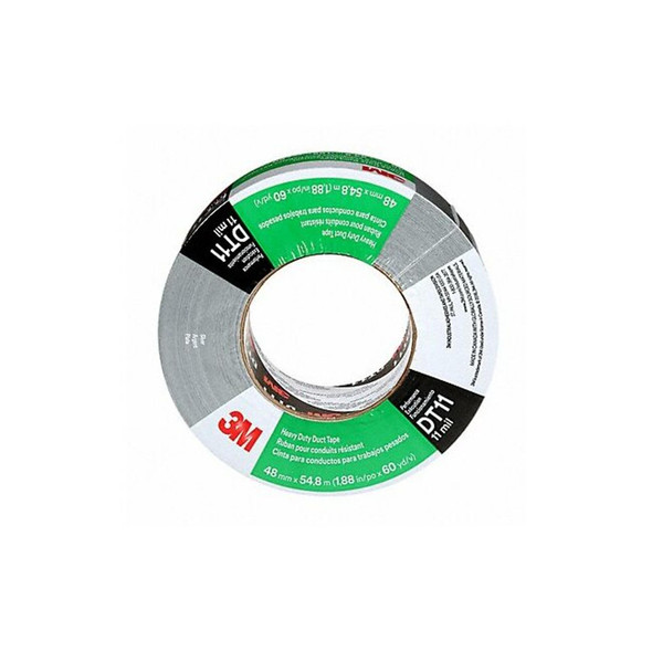 3m Duct Tape, Silver, 60 yd L, 1-7/8 in W DT11