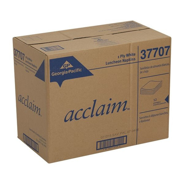 Dixie Luncheon Napkin, Acclaim, White, PK6000 37707