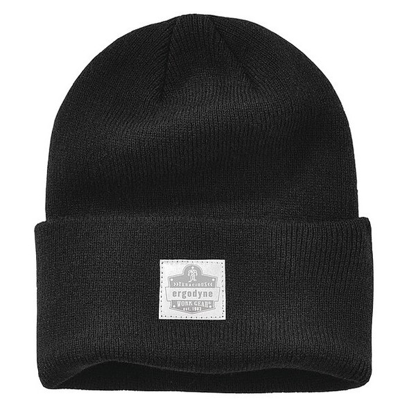 Ergodyne Knit Cap,Over The Head,Universal,Black 6806