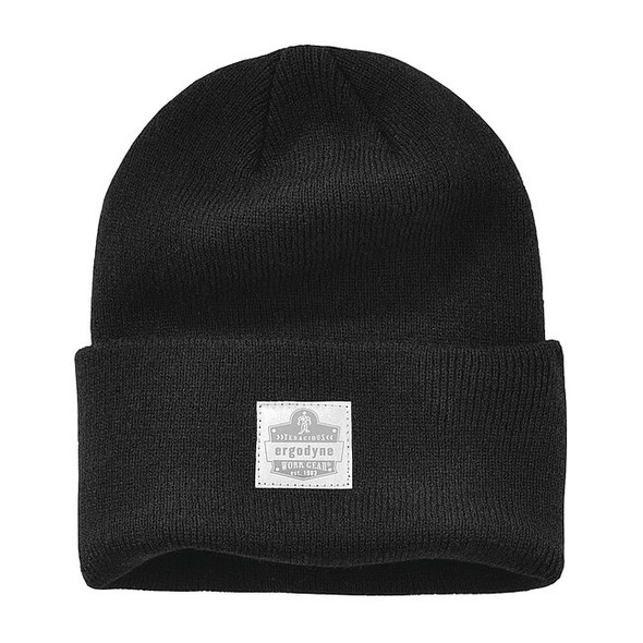 Ergodyne Knit Cap,Over The Head,Universal,Black 6806