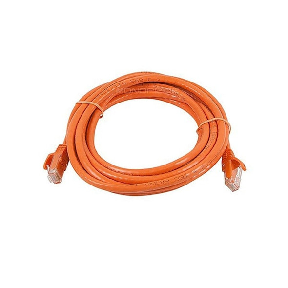 Monoprice Patch Cord,Cat 6,Flexboot,Orange,10 ft. 9870