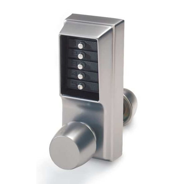 Simplex Push Button Lock,Entry,Satin Chrome 1031-26D-41