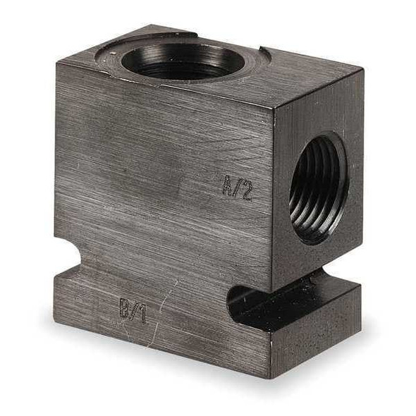 Parker Valve Base,3/4-16 SAE,Steel,10-2 Cavity B10-2-8T