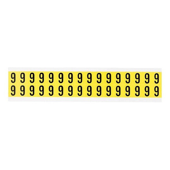 Brady Carded Numbers and Letters,9,PK32 3420-9
