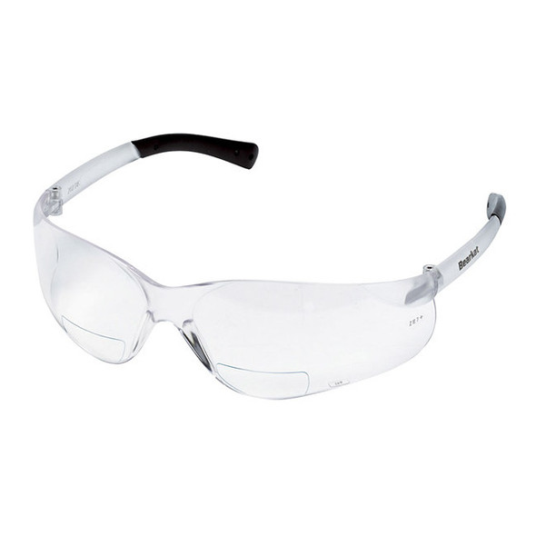 MCR Safety® Bearkat® Magnifiers, Clear Frame & Lens, +1.5 Diopter, 1/Each